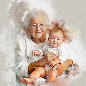 Add deceased loved one to photo Loss of loved ones Memorial Gift for Mom Dad Add person to photo Combine photos Custom family portrait