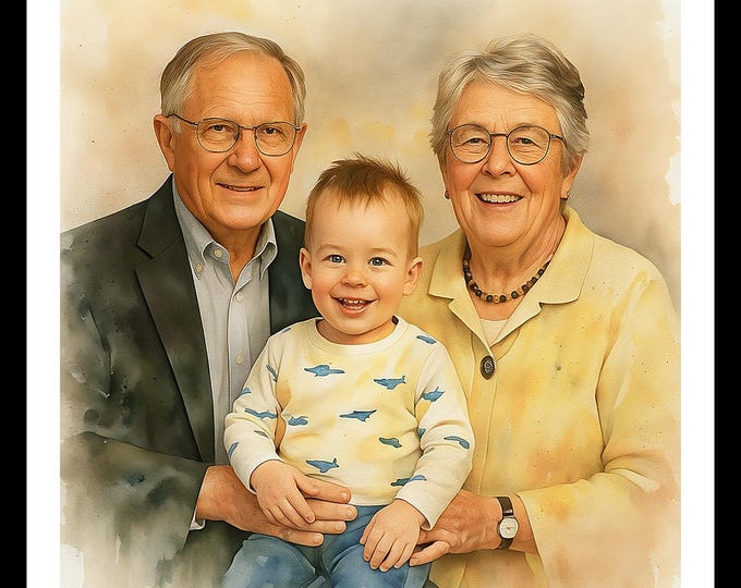 Memorial Family Portrait: Add Deceased Loved One to Photo (Digital or Canvas)