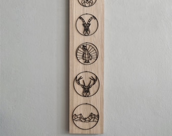 Alpine home decoration for hanging, ball ornament