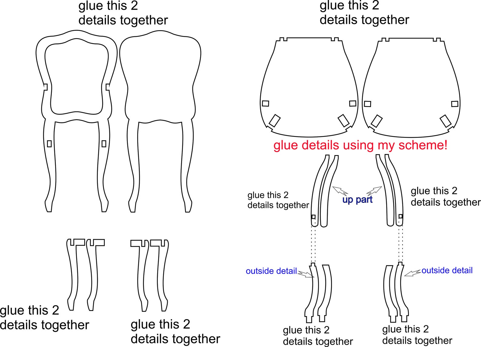 Digital Files Dollhouse Furniture Svg Doll Furniture 1/4 Etsy