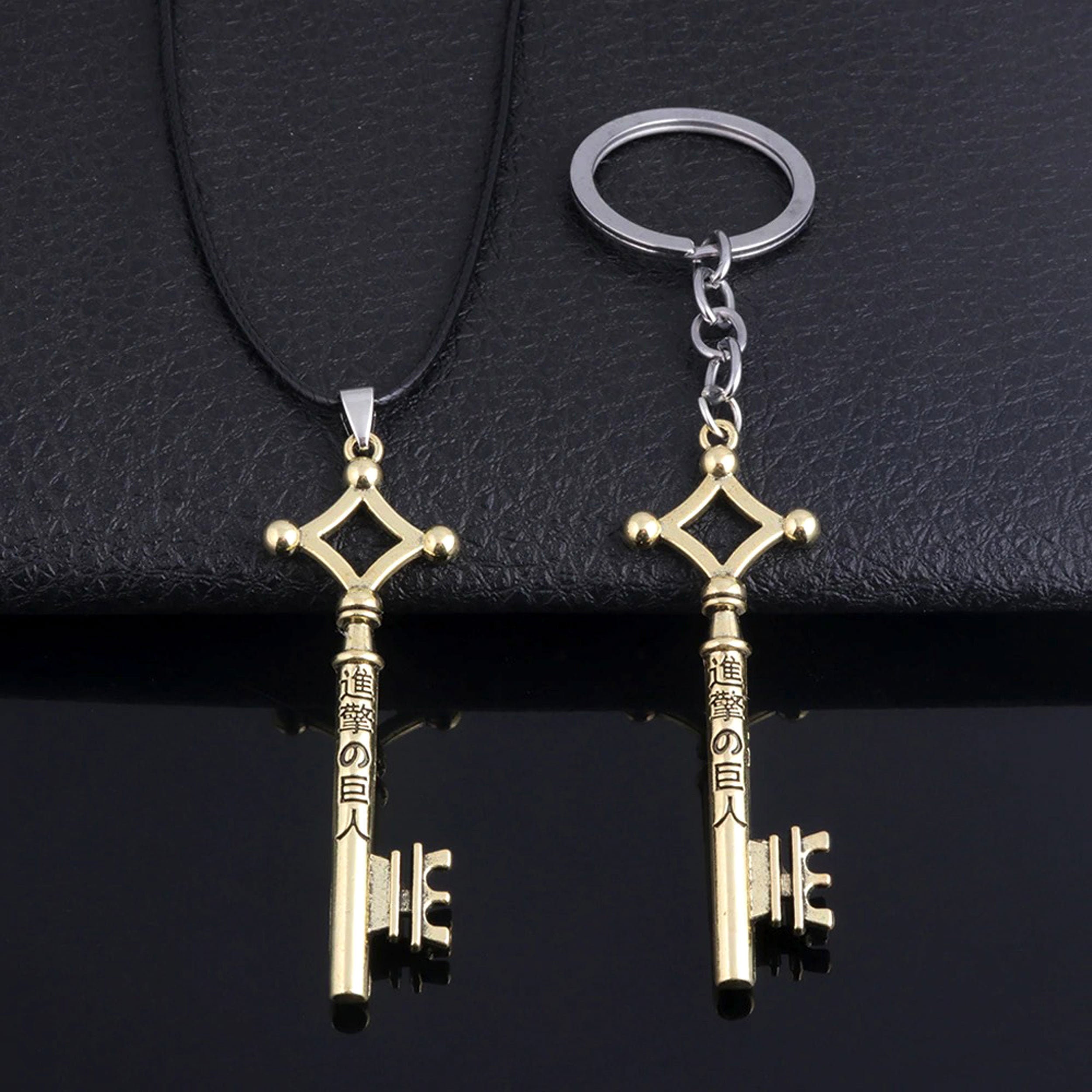 Key necklace & Keychain AOT necklace Keychain Anime | Etsy