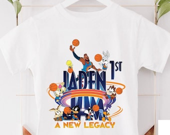 michael jordan space jam t shirt