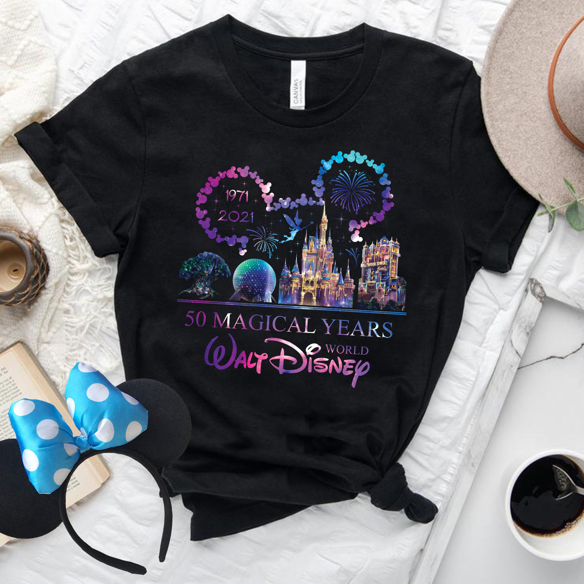 Walt Disney World 50th Anniversary Shirt 50 Magic Years Walt | Etsy