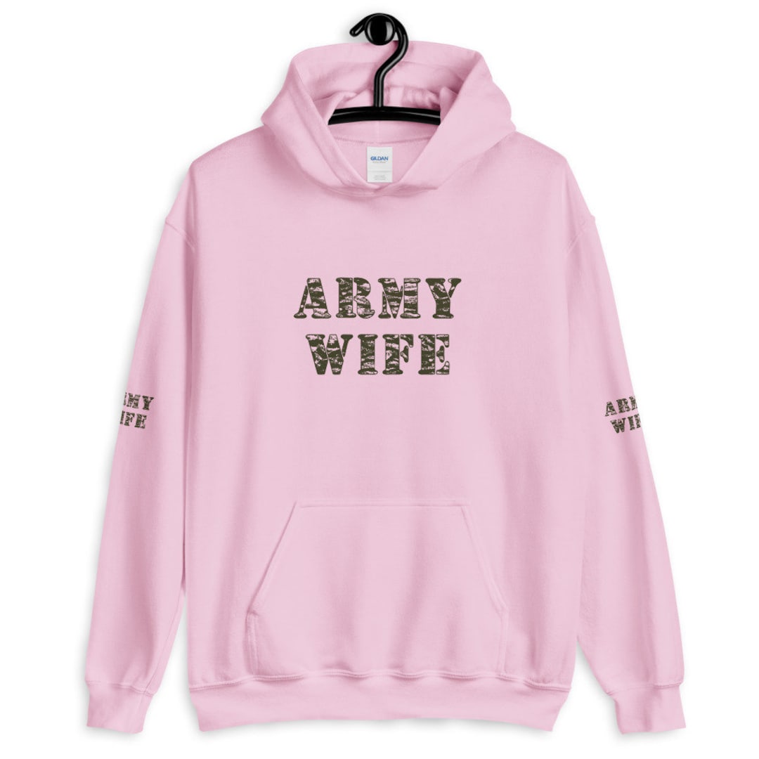 Army wife hoodie Clearance