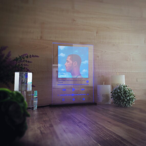 Drake Nothing Was the Same Led Light Acrylic Poster Spotify Etsy Canada