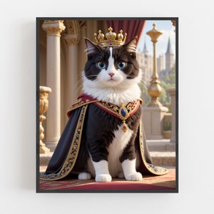 Custom Renaissance Pet Portrait, Royal Pet Portrait, Birthday Gift,Dog Art Regal Pet Portrait,Pet Loss Gift, Dog Passed Away, King Queen Pet