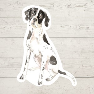 3 x autocollants en vinyle English Pointer, autocollant de maman de chien, cadeau d’amoureux des chiens, autocollant d’ordinateur portable, autocollant bujo, autocollant Bullet journal, aquarelle