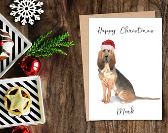 Biglietto di Natale con cane Welsh Pembroke Corgi (15x10 cm). Interno vuoto - con busta. Articolo perfetto per ogni amante dei cani. - Italia
