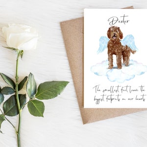 Karte labradoodle - Beileidkarte für Hundebesitzer - Karte für Hundebesitzer - Karte für Hundebesitzer - Karte für Hundebesitzer - Karte für Hundebesitzer