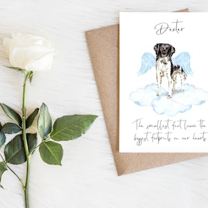 Gepersonaliseerde stabyhoun - hond sympathie kaart - hondenliefhebbers kaart hond eigenaar kaart, hond minnaar kaart hond eigenaar kaart hond verlies kaart, huisdier verlies