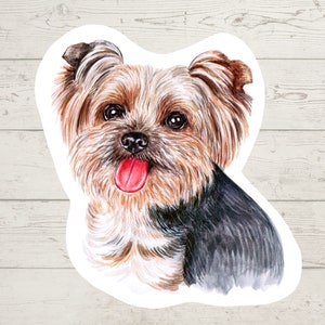 3 x Cairn Terrier Vinyl stickers, dog mom sticker, dog lover gift, laptop sticker, bujo sticker, Bullet journal decal, watercolour
