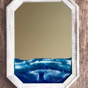 Ocean Wave Mirror, Beach Wall Mirror