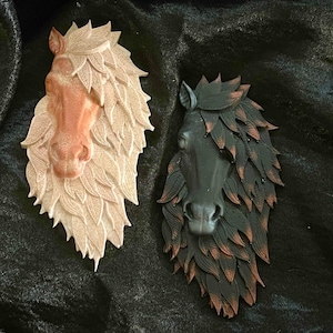 Magnet, Horse Head, Colorful Gift for Horse Lover, Horseback Rider, Horse Crazy Girl, Refrigerator or Locker Magnet