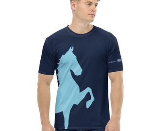 Heren Rack On Saddlebred T-Shirt, American Saddlebred Horse Lover Gift, Cadeau voor Saddleseat Horse Trainer