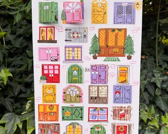 Illustrated Christmas Advent Calendar