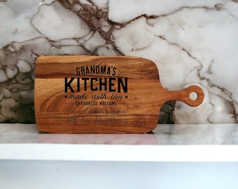 Personalised Engraved Mothers Day Gifts| Mothers Day Chopping Board Cheese Board| Mum| Grandma| Nanna| Nonna| Personalised Gifts