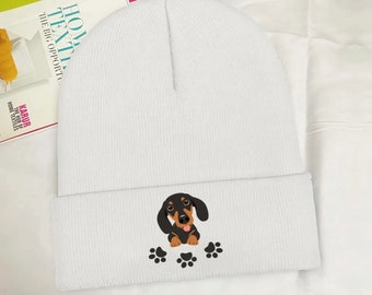 Dachshund Beanie| Winter hat| Dachshund Hat