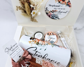 Personalized Bridesmaid Proposal Gift Box Set, Bridal Proposal Custom Gift Box, Will You Be My Bridesmaid Box Set, Wedding Proposal Gifts