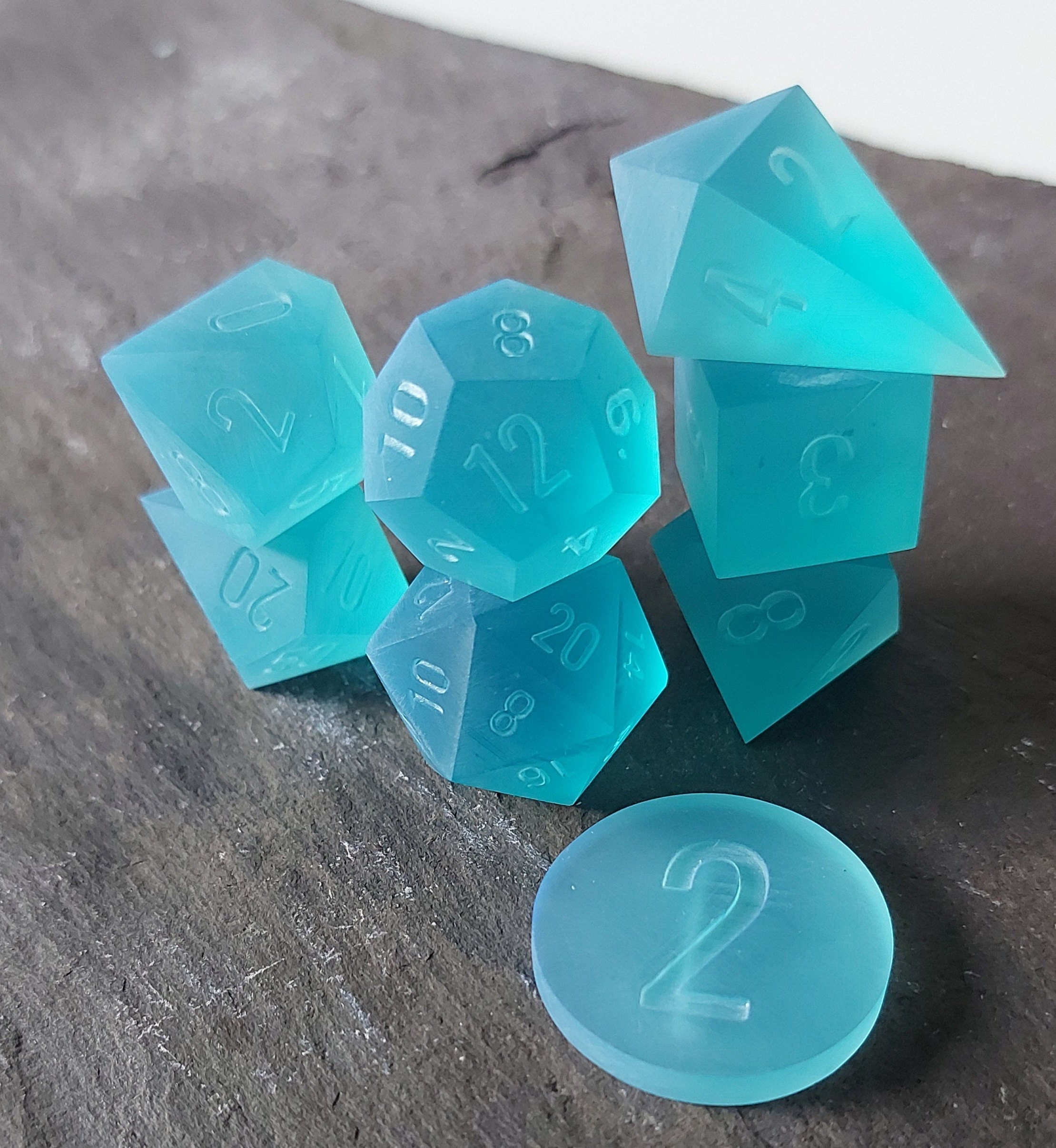 3D Printed Only Masters Dice Sets for Dice Making Moulding Etsy