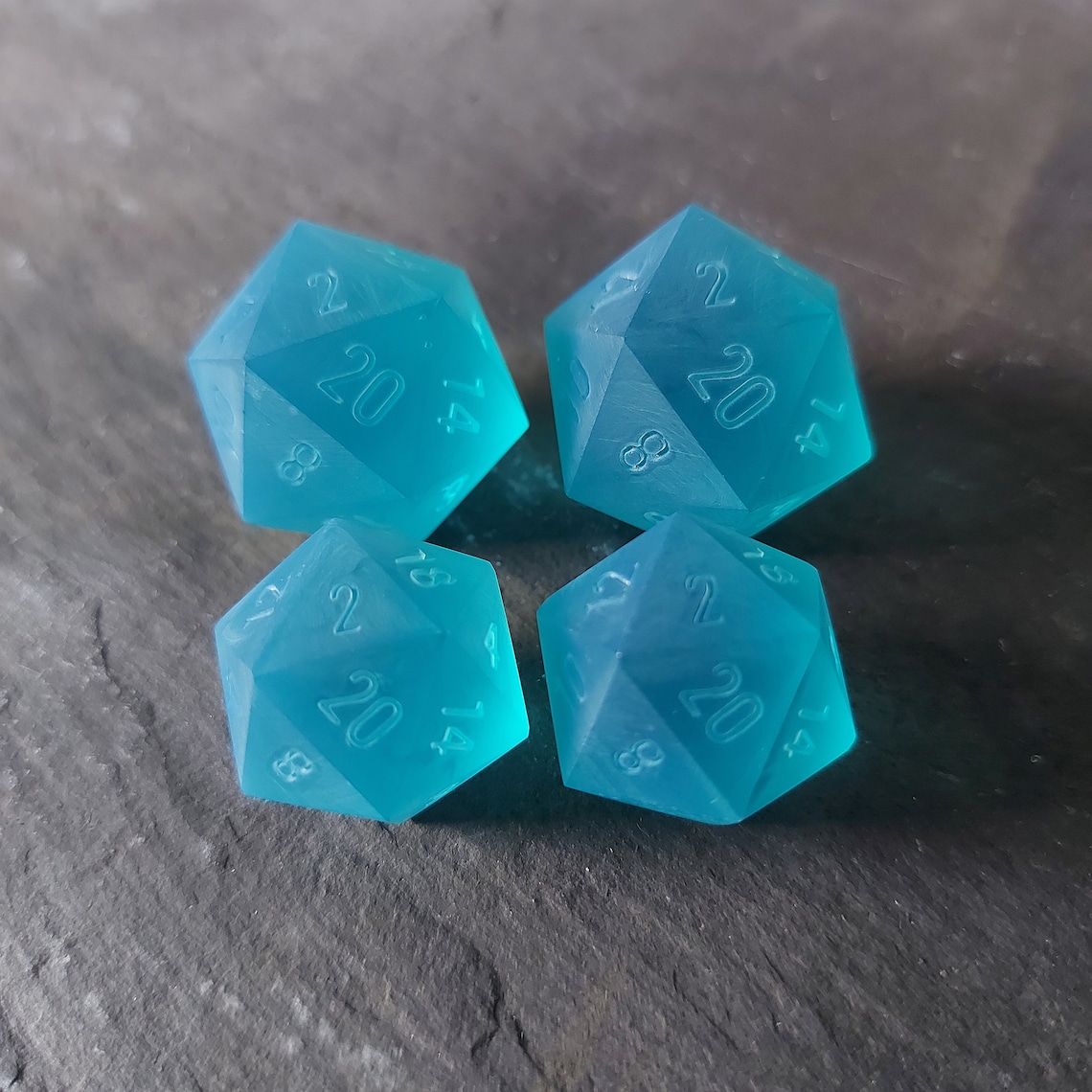 D20 & Chunky D20 3D Printed Custom Masters Dice for Dice Etsy