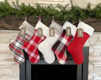 Holiday Stockings. Personalized Christmas Stocking. Farmhouse Stocking. Stockings Christmas. Custom.