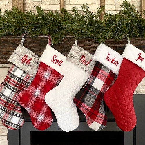 Personalized Christmas Stockings Etsy