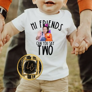 Can you say two, Songs for littles Birthday shirt, Ms Rachel birthday, Hi friends shirt, ms rachel shirt, Boys Ms. Rachel Birthday shirt