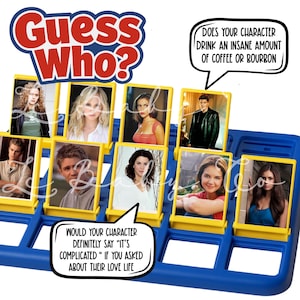 Custom Guess Who Game: BookTok Edition for 80s/90s Fans