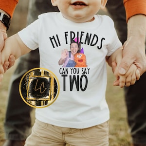 Can you say two, Songs for littles Birthday shirt, Ms Rachel birthday, Hi friends shirt, ms rachel shirt, Boys Ms. Rachel Birthday shirt