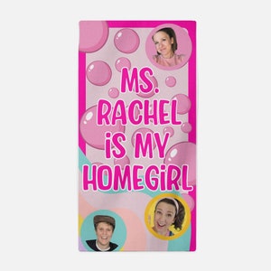 Ms. Rachel beach towel, Ms rachel summer party, ms rachel birthday gift, Songs for littles towel, MS. rachel is my homegirl