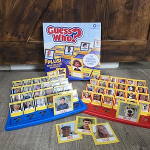Custom Guess Who Game: Personalized Family Fun Christmas game, gift for mom, perfect game for grandma