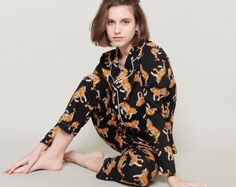 tiger silk pyjamas