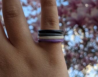 Asexual ring etsy deals