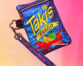 Takis Zipper Bag with Card Slot/Zipper pocket option