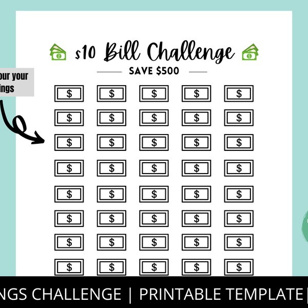 Printable 500 Dollar Bill - Etsy