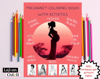 Pregnancy coloring book with activities pdf
