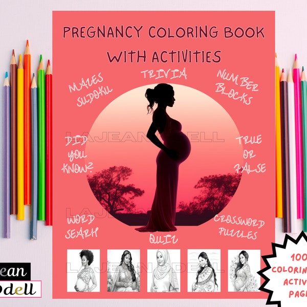 Pregnancy coloring book with activities pdf