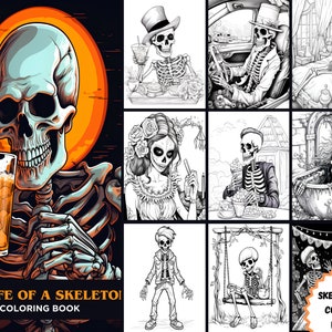 Målarboken Skelettets liv pdf