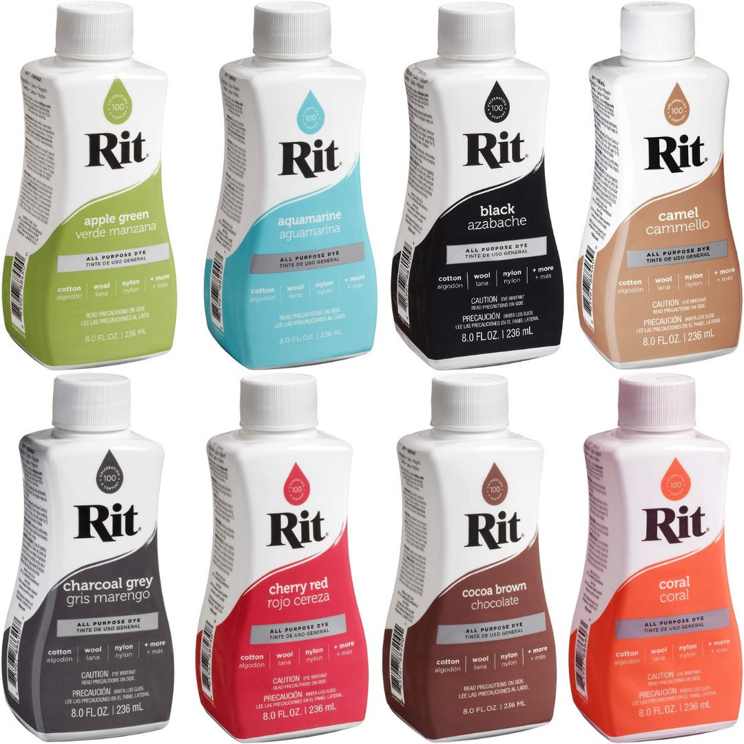 Rit Allpurpose Liquid Dye 8 Oz pick A Color E1 Etsy