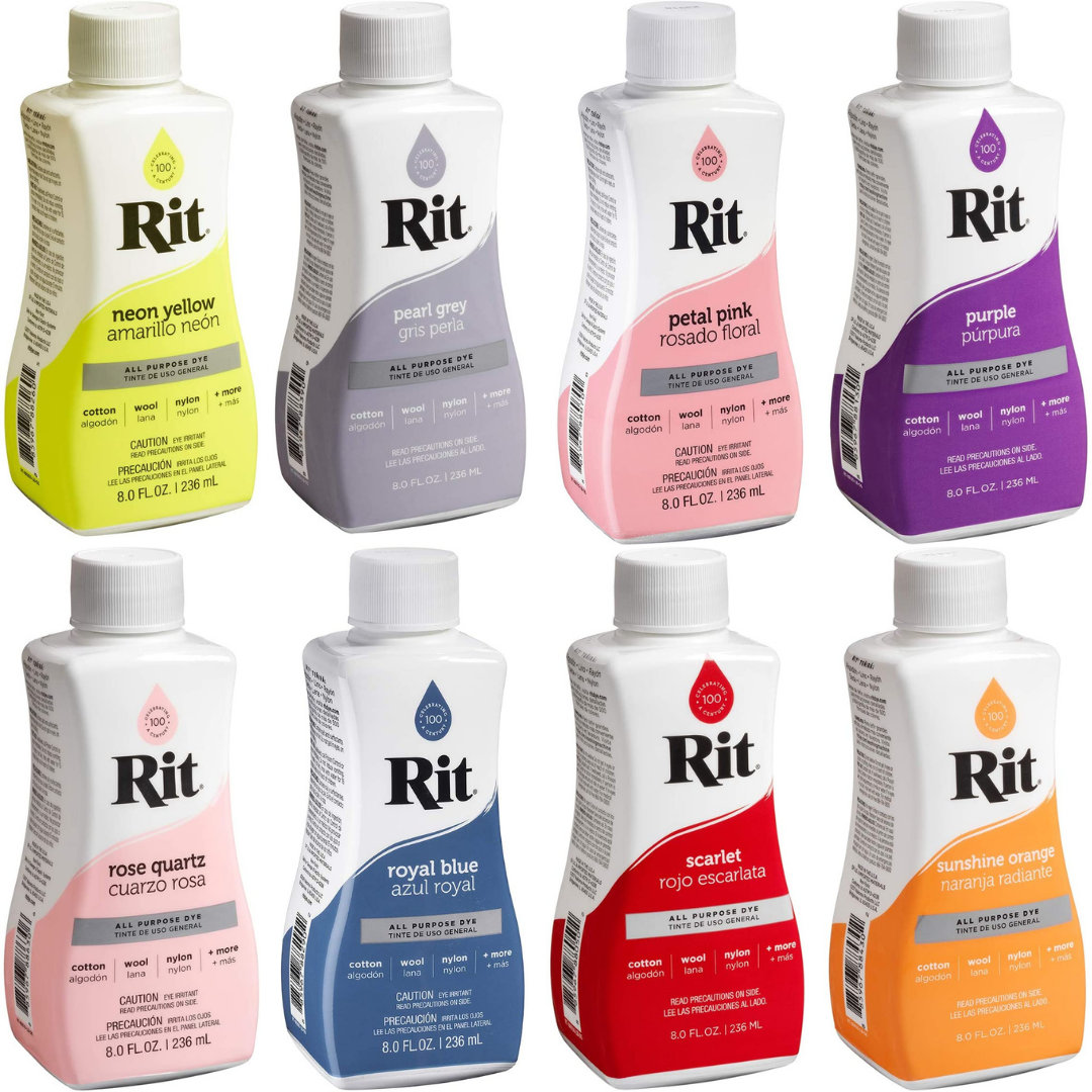 Rit Allpurpose Liquid Dye 8 Oz pick A Color E1 Etsy