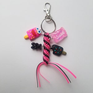 Boondoggle, Keychain, Football, Sports, Custom Colors, Team Colors, Kids,  Gifts for Mom, Ring, Plastic String Keychains, Backpack Zip Pull 