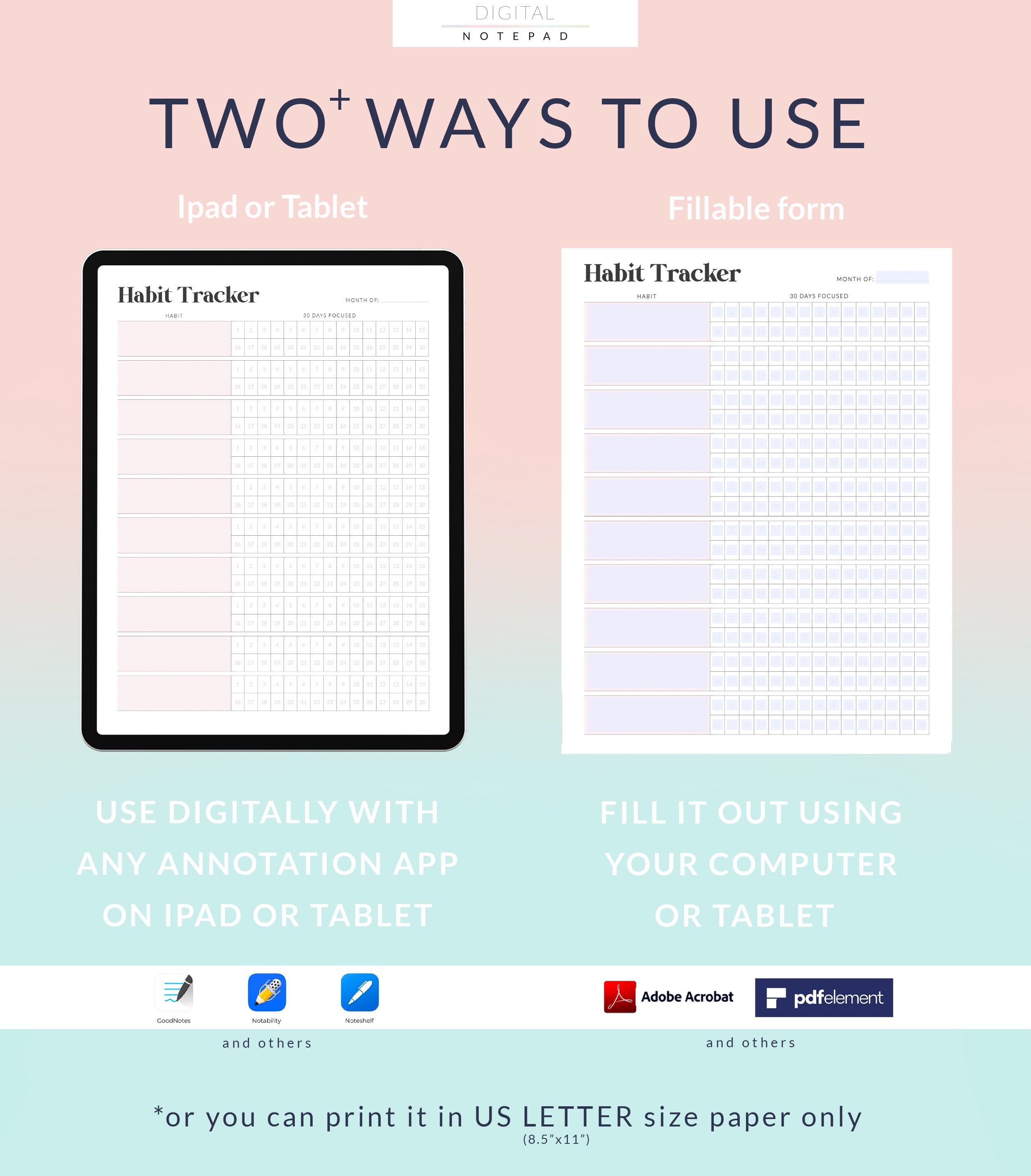 ⭐️How to Apple Notes Habit Tracker⭐️ : r/Queenjldesignsdigital