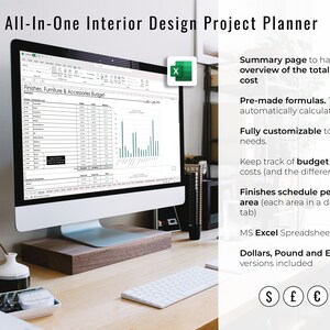 Interior Design Project Pack | All-in-one Template: Finishes ...