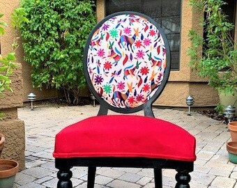 Boho Eclectic Otomi Chair