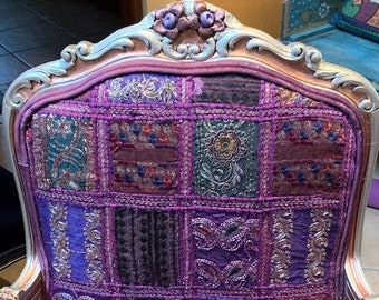 Boho Eclectic Dining or Accent Chair