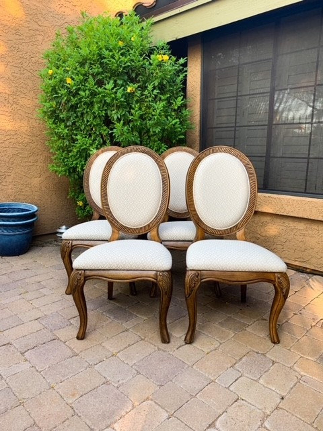 Customizable Boho Dining Chairs - Set of Four - Etsy