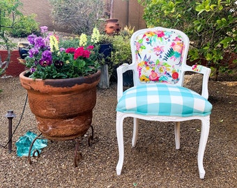 Boho Eclectic Dining or Accent Chair
