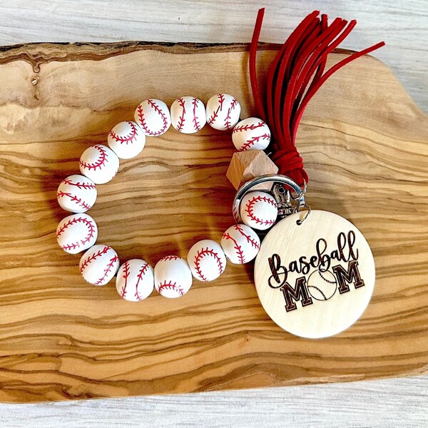 Baseball Keychain Etsy