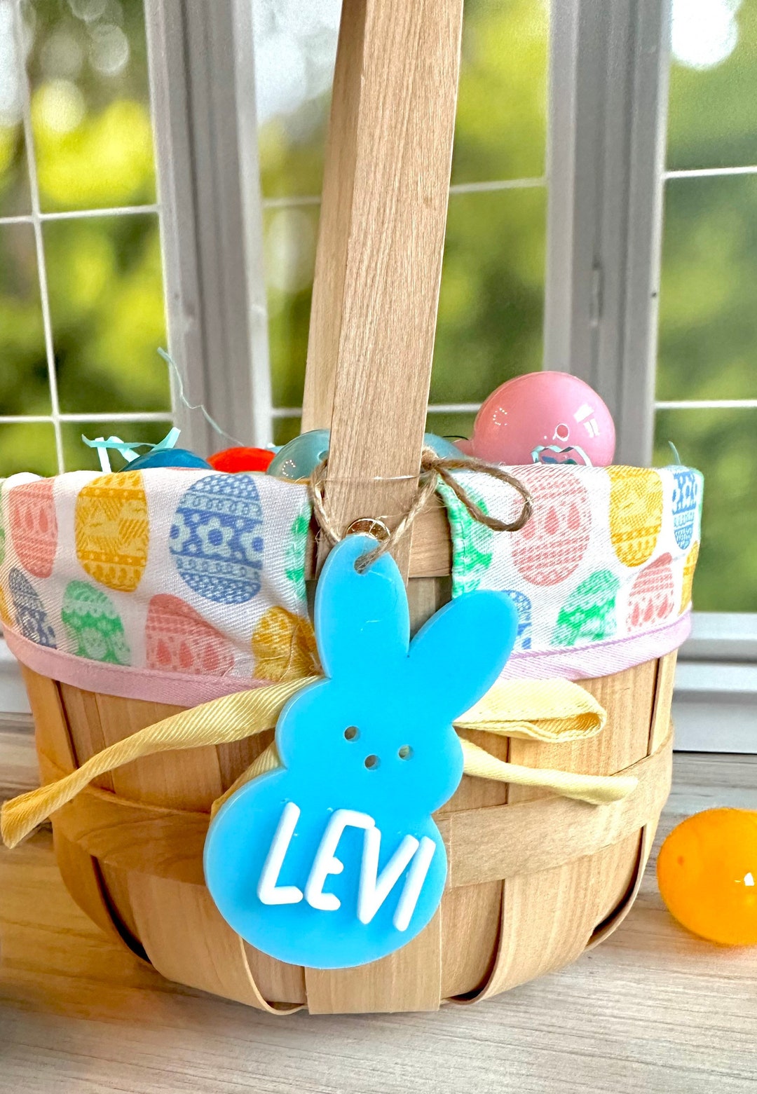 Easter Basket Name Tag, Bunny Name Tags, Personalized Easter Bunny, Basket Name Tag Easter