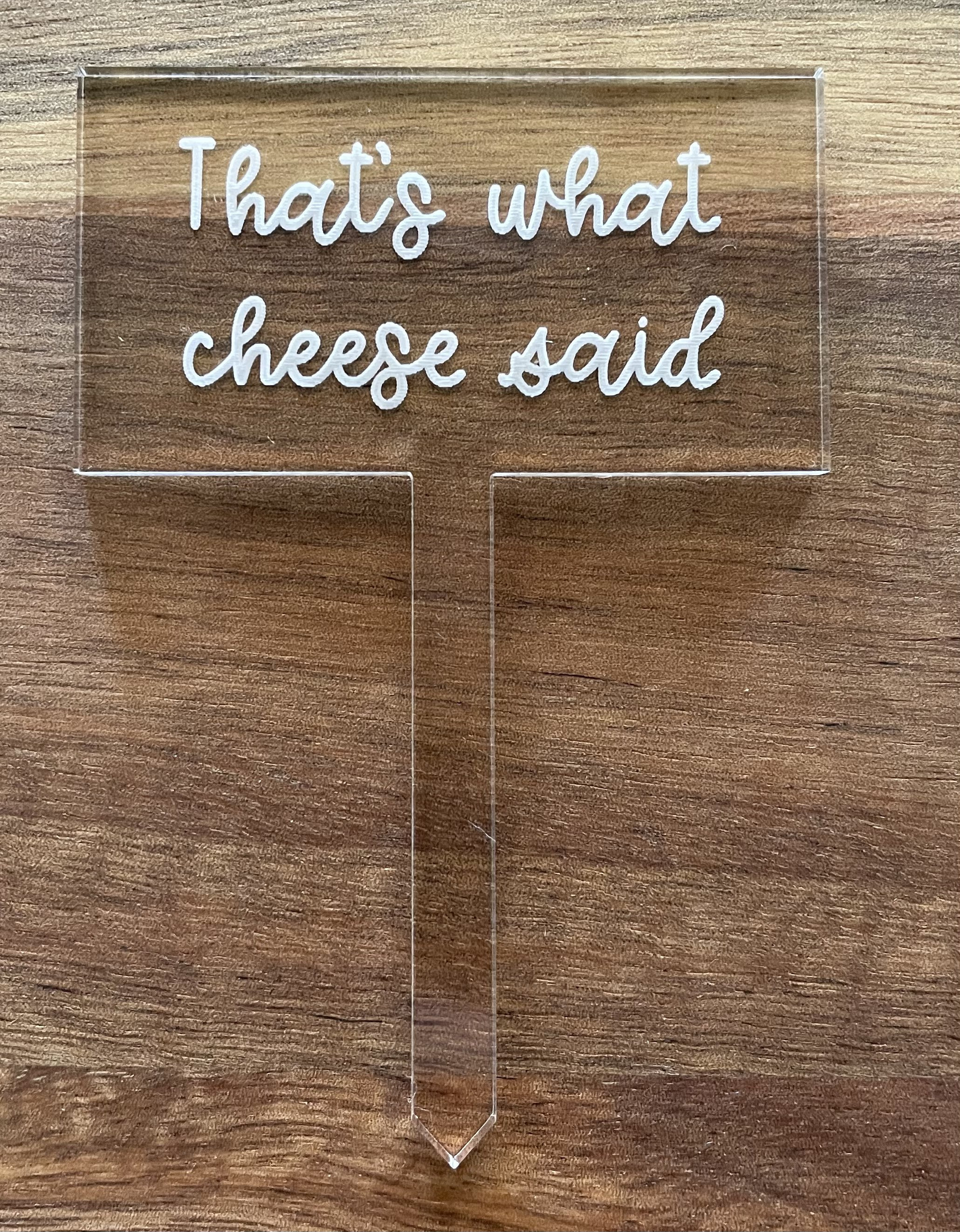 Set of Pun Charcuterie Board Cheese Picks, Charcuterie Cheese Picks